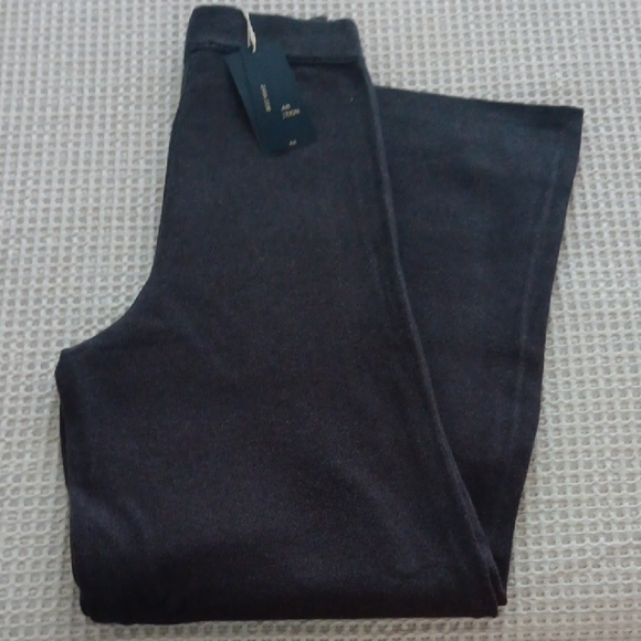 Zara Charcoal Wide Leg Pants NWT $60.00 - Picture 3 of 7